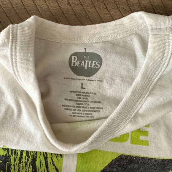 White Beatles Let It Be Shirt Size Large Womens - Picture 4 of 6